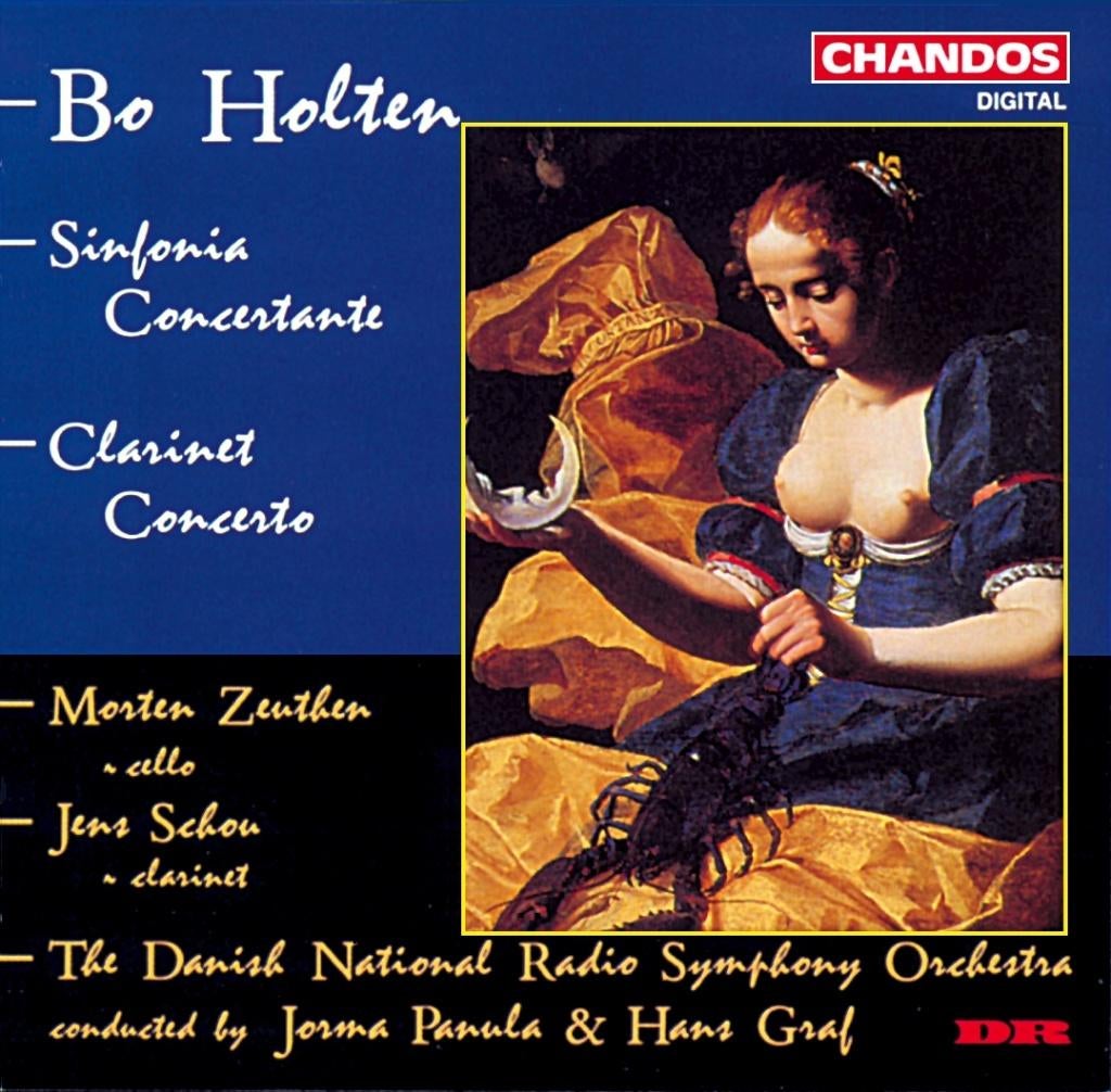 HOLTEN Sinfonia concertante & clarinet concerto CD CHANDOS, Cd's en Dvd's, Ophalen of Verzenden, Modernisme tot heden, Zo goed als nieuw