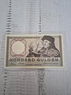 Nederland 100 Gulden biljet 1955 - Erasmus, Postzegels en Munten, Bankbiljetten | Nederland, Ophalen of Verzenden, 100 gulden