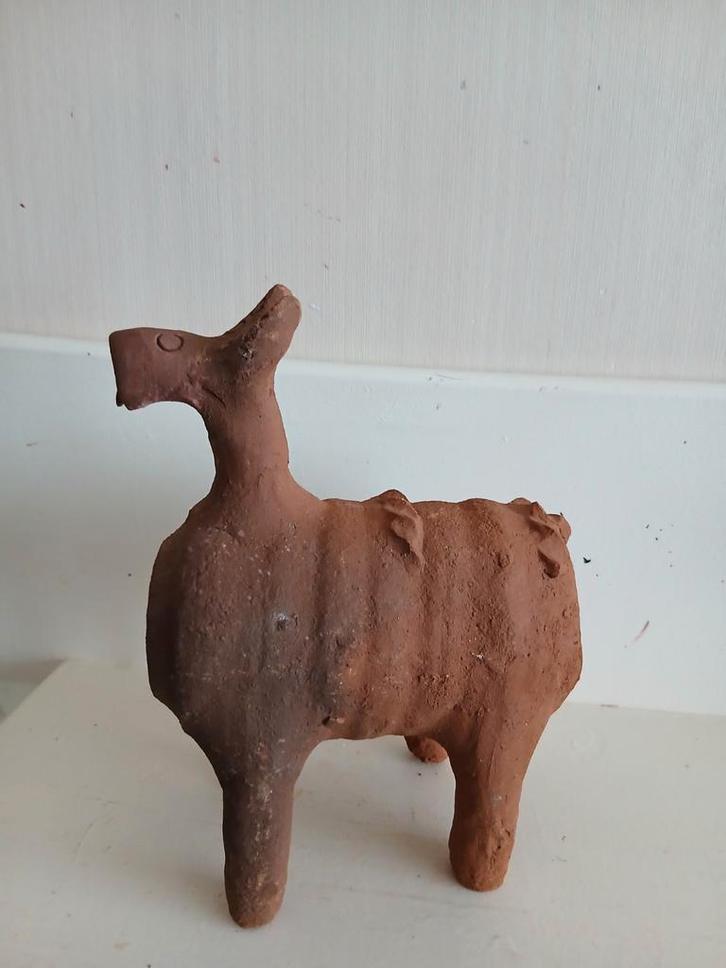 India aardewerk offerbeeld votief beeld paard, Antiek en Kunst, Kunst | Niet-Westerse kunst, Ophalen of Verzenden