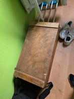 Vintage houten verhuiskist / opbergkist met vakken, Ophalen