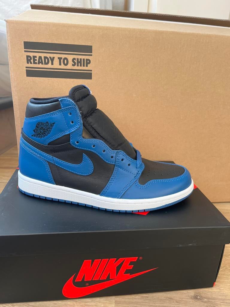 Jordan 1 Marina Blue maat 41, Kleding | Heren, Schoenen, Nieuw, Sneakers of Gympen, Verzenden, Blauw
