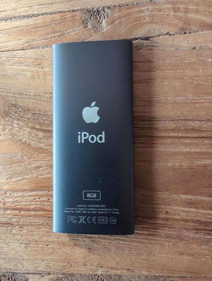 Vintage Apple iPod Nano 8GB (A1285) - 4e generatie, Audio, Tv en Foto, Mp3-spelers | Apple iPod, Gebruikt, Nano, 2 tot 10 GB, Zwart