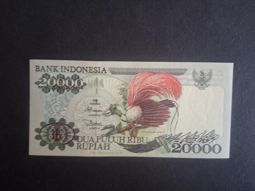 20.000 rupiah Indonesië unc- 1995, Ophalen of Verzenden, Zuidoost-Azië, Los biljet