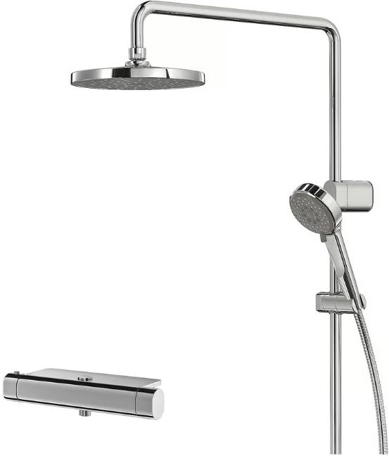 Ikea brogrund doucheset thermostaat kraan, Ophalen, Gebruikt, Rvs, Douche