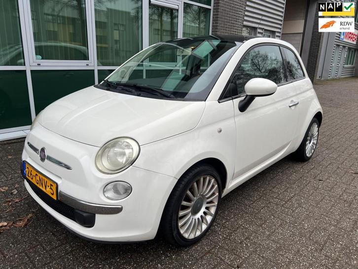 Fiat 500 1.2 Lounge - AIRCO - PANORAMA - NAP !, Auto's, Fiat, Bedrijf, Te koop, ABS, Airbags, Airconditioning, Centrale vergrendeling