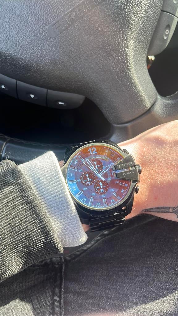 Diesel Horloge - Stoer en Stijlvol Polshorloge, Overige merken, Staal, Polshorloge, Ophalen of Verzenden
