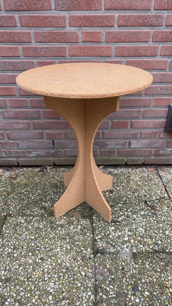 Bijzettafel, Huis en Inrichting, Minder dan 55 cm, Gebruikt, Rond, Ophalen