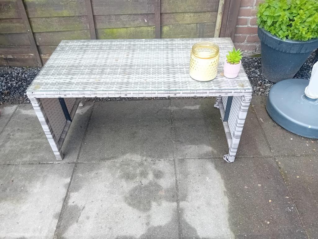 TuinTafel, Tuin en Terras, Tuintafels, Ophalen, Zo goed als nieuw, Rechthoekig