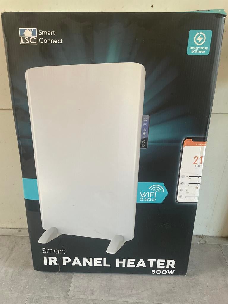 LSC Smart Connect Infrarood Paneel Heater 500W, Doe-het-zelf en Verbouw, Ophalen, 30 tot 80 cm, Overige typen, Minder dan 60 cm