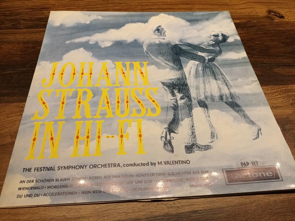 Plaat Johann Strauss In Hi-Fi, Cd's en Dvd's, Vinyl | Klassiek, Gebruikt, Ophalen of Verzenden, Orkest of Ballet, 12 inch
