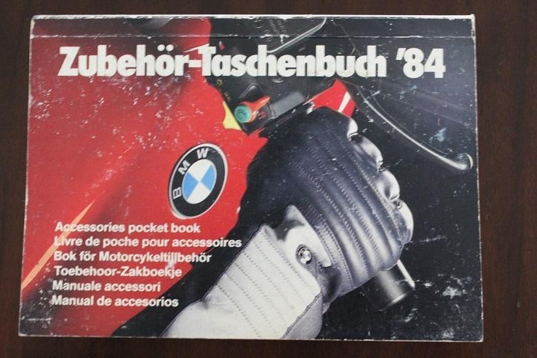 BMW Motorrad Zubehör Taschenbuch 1984 accessoires boekje, Motoren, Ophalen of Verzenden, BMW