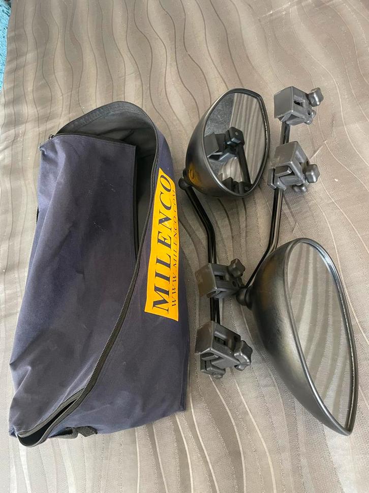Milenco caravanspiegels, Auto-onderdelen, Spiegels, Universele onderdelen, Gebruikt, Ophalen