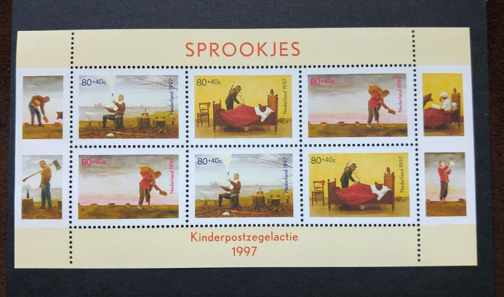 NEDERLAND - Blok sprookjes nr. 1739 (1997), Verzenden, Postfris