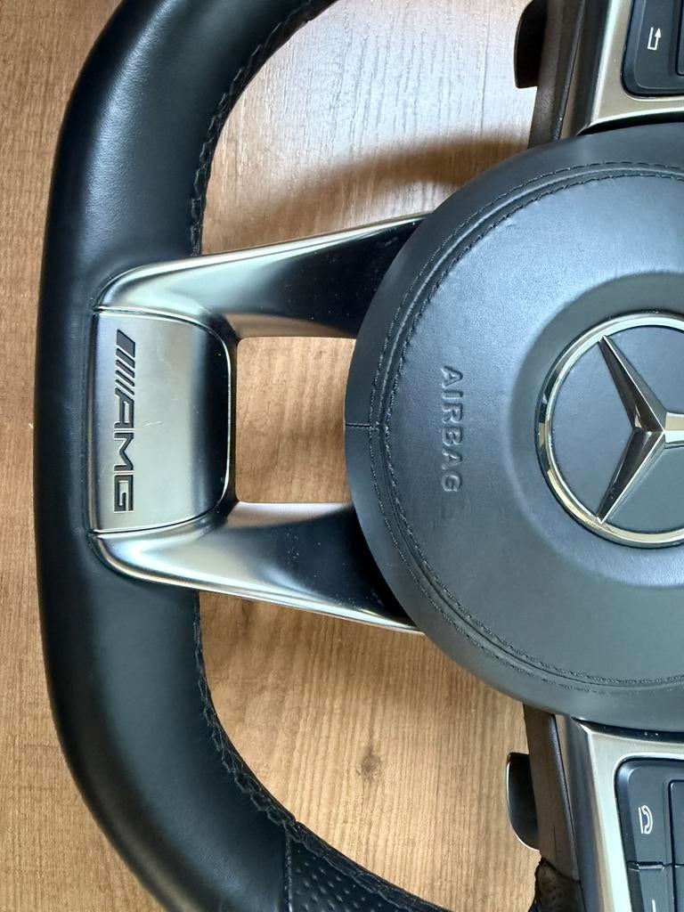 Mercedes AMG stuur leder, Auto-onderdelen, Ophalen, Gebruikt, Mercedes-Benz