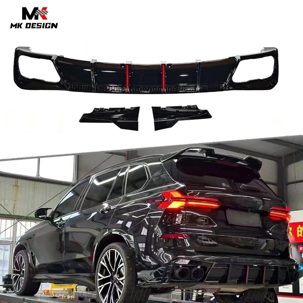 Vten style diffuser BMW G05 X5 2019-2025, Ophalen, Nieuw, Achter, Bumper