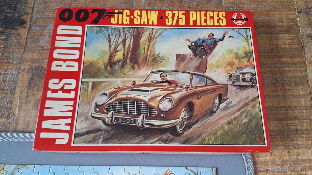Antieke James Bond Jig-Saw puzzel, Ophalen of Verzenden, Gebruikt