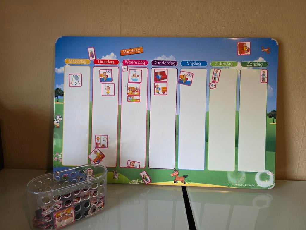 Magnetisch Planbord Weide voor kinderen, Kinderen en Baby's, Ophalen, Gebruikt