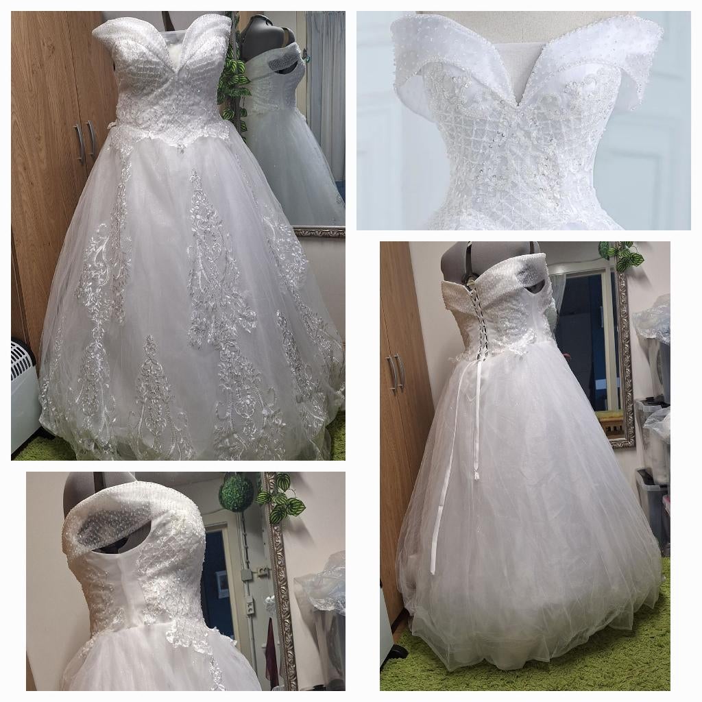 nieuwe bruidsjurk maat 48 ivoor, Kleding | Dames, Trouwkleding en Trouwaccessoires, Trouwjurk, Wit, All2wish4, Nieuw