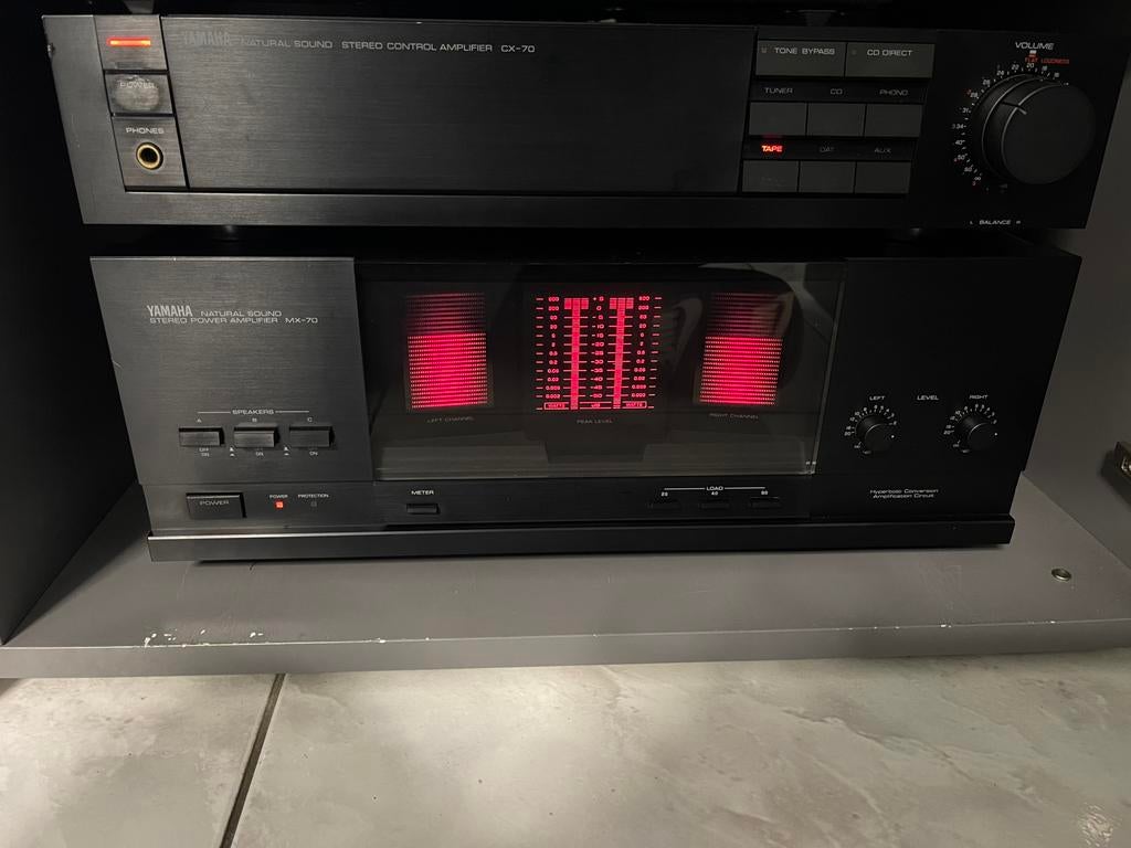 Yamaha CX-70 Stereo Control Amplifier Yamaha MX-70 Stereo, Ophalen, Zo goed als nieuw, Overige merken