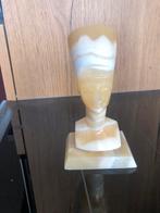 Onyx buste Egyptische koningin Nefertiti - 14 cm hoog, Ophalen of Verzenden