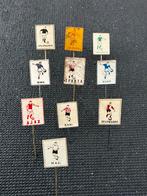 Set voetbal speldjes, Verzenden, Gebruikt, Sport, Speldje of Pin