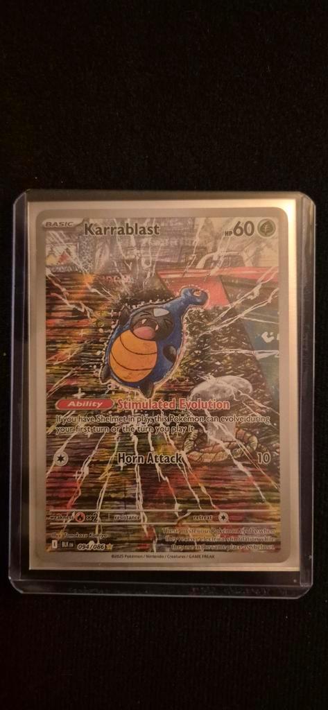 Karrablast (BLK 094) - Black Bolt Pokemon Kaart, Hobby en Vrije tijd, Verzamelkaartspellen | Pokémon, Zo goed als nieuw, Losse kaart