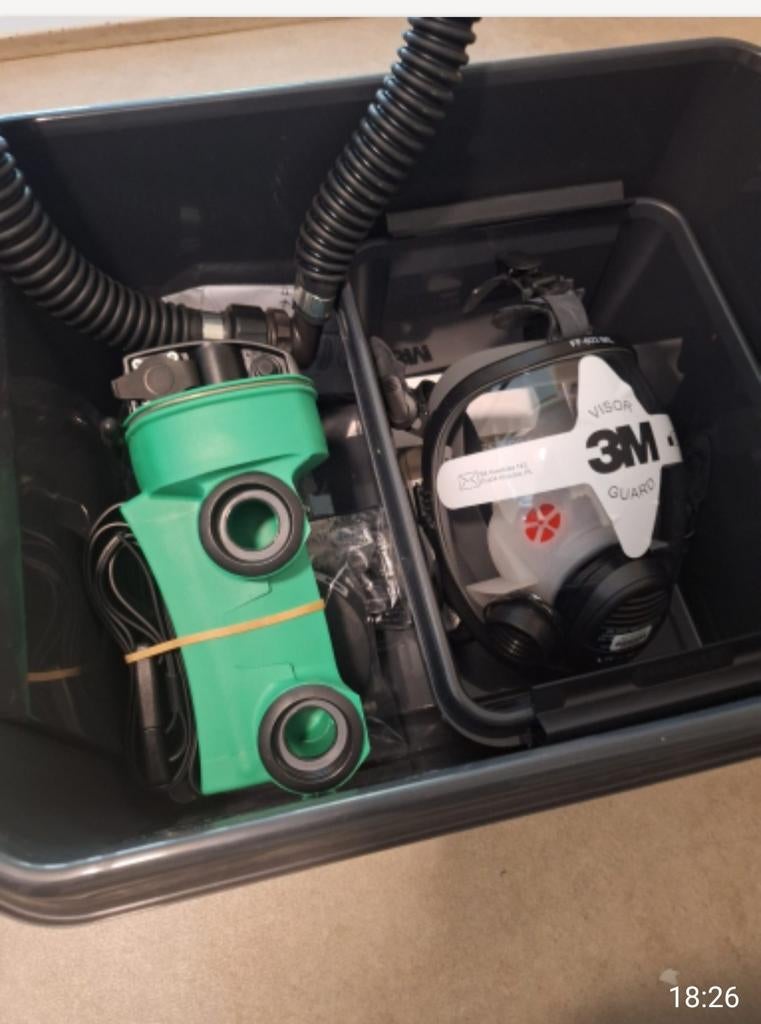 Volgelaat masker 3M, Ophalen of Verzenden