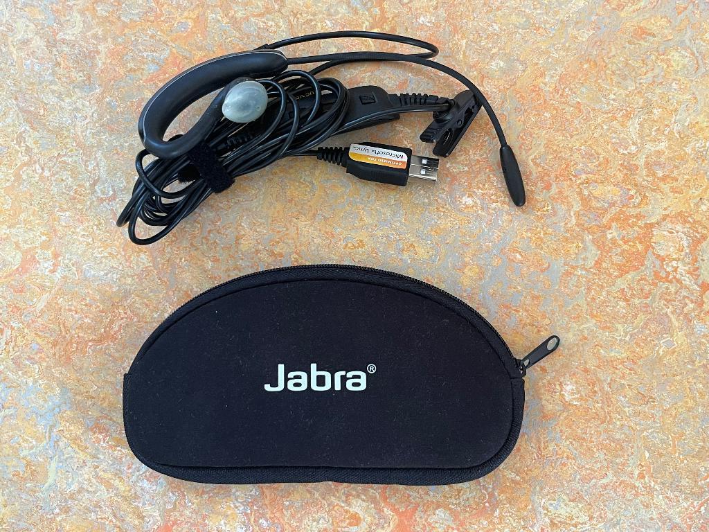 Jabbra headset HSC008, Computers en Software, Headsets, In-ear, Jabra UC Voice, Ophalen of Verzenden, Zo goed als nieuw