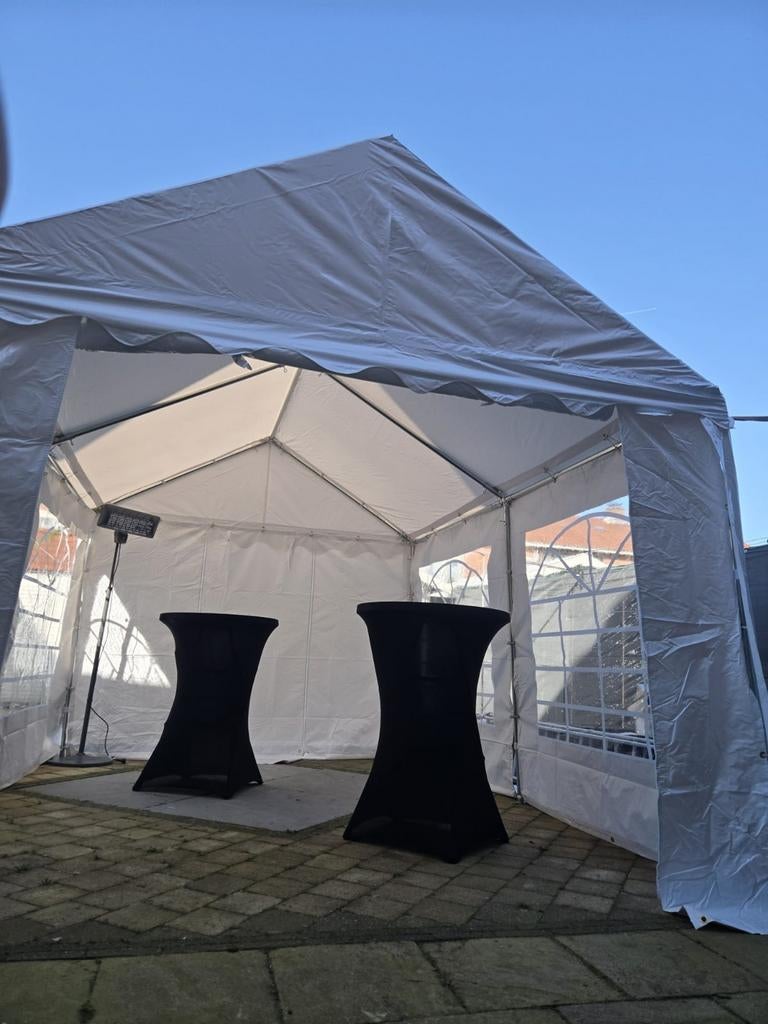 Maand april actie partytent verhuur, Tuin en Terras, Partytenten, Ophalen of Verzenden, 5 tot 8 meter