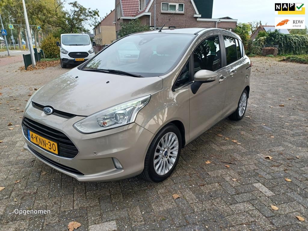 Ford B-Max 1.0 EcoBoost Titanium, Auto's, Ford, Bedrijf, Te koop, B-Max, ABS, Achteruitrijcamera, Airbags, Airconditioning, Bluetooth