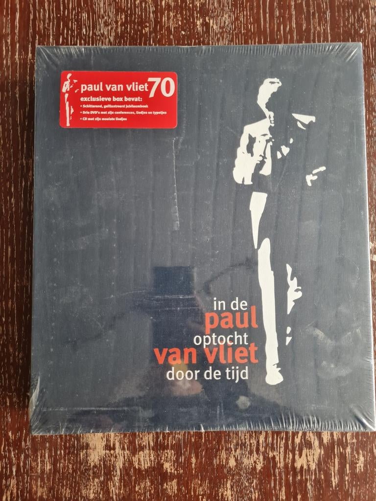 Paul van Vliet 70: In de optocht door de tijd (DVD/CD Box), Alle leeftijden, Ophalen of Verzenden, Nieuw in verpakking, Stand-up of Theatershow