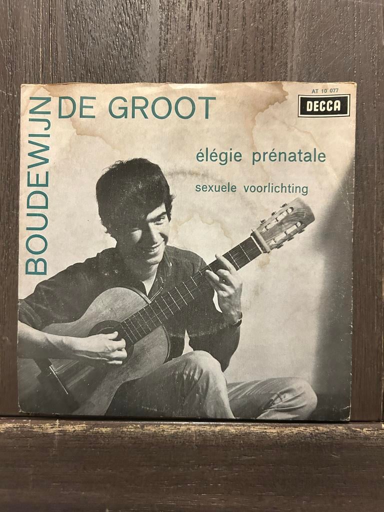 Boudewijn de Groot - Élegie Prénatale / Sexuele Voorlichting, Cd's en Dvd's, Vinyl Singles, Gebruikt, 7 inch, Single, Ophalen of Verzenden