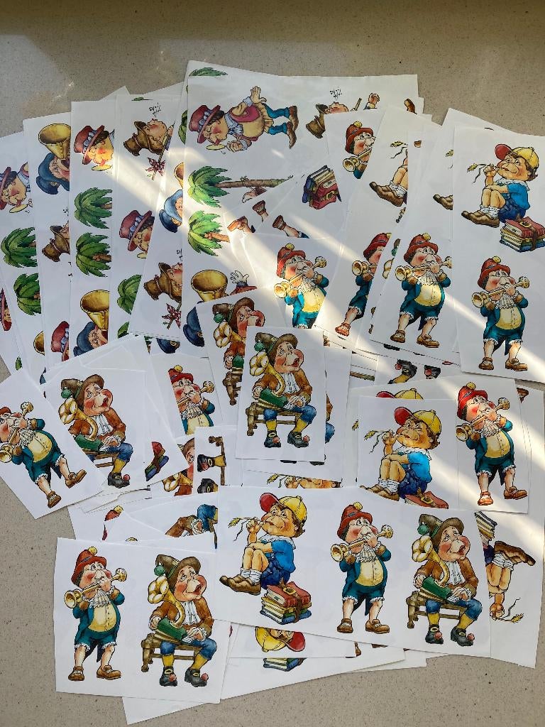 Volk van Laaf (Efteling) knipvellen, Ophalen of Verzenden, Zo goed als nieuw, Overige typen