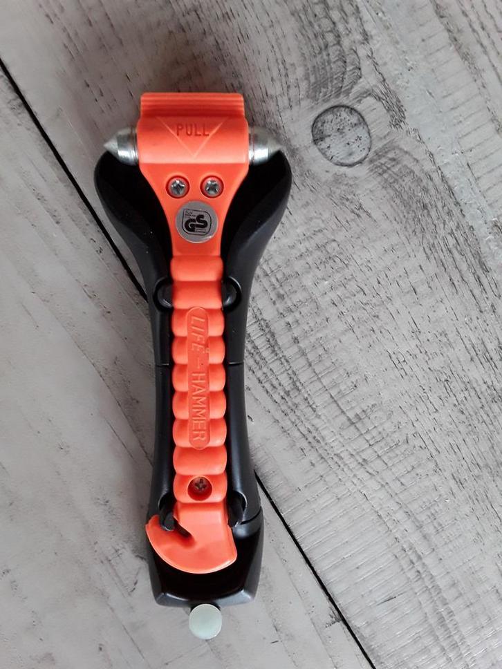 Veiligheidshamer - GS keurmerk - gordel mes auto, Auto diversen, Auto-accessoires, Nieuw, Ophalen of Verzenden