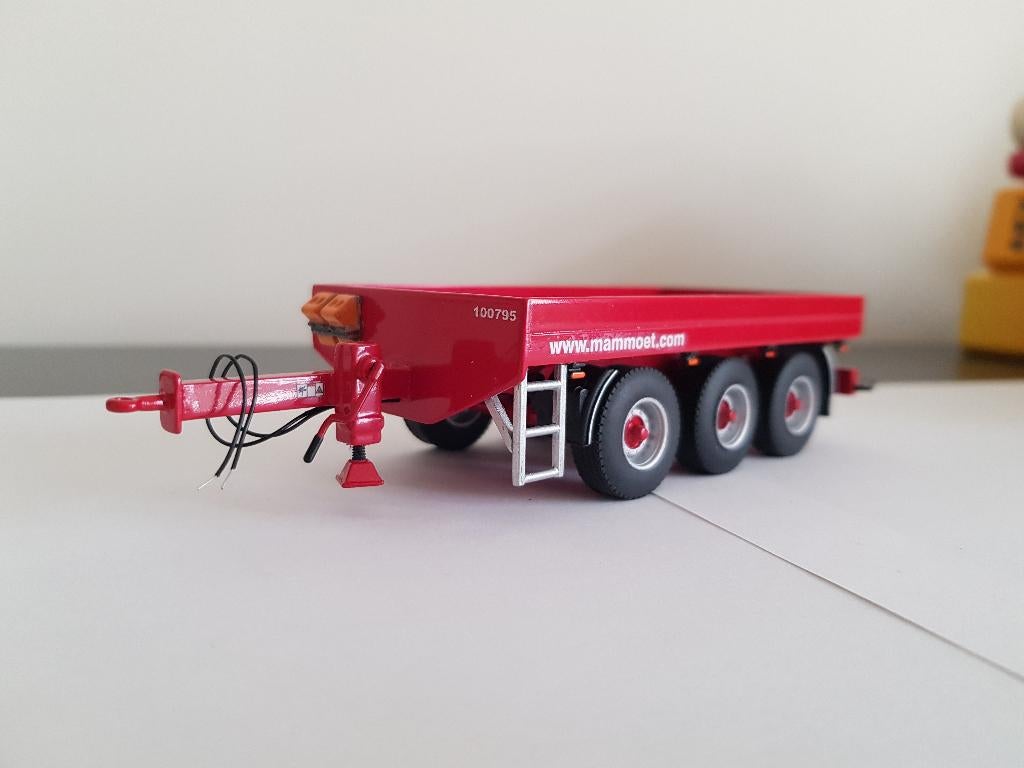 MAMMOET BALLAST AANHANGER, Hobby en Vrije tijd, Modelauto's | 1:50, Ophalen of Verzenden, Nieuw, Hijskraan, Tractor of Landbouw