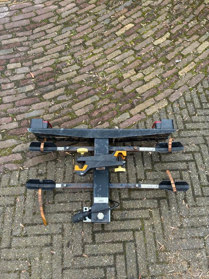 Spinder Hawk Trekhaak Fietsendrager - Gebruikt, Auto diversen, Fietsendragers, Gebruikt, Trekhaakdrager, 2 fietsen, Elektrische fiets