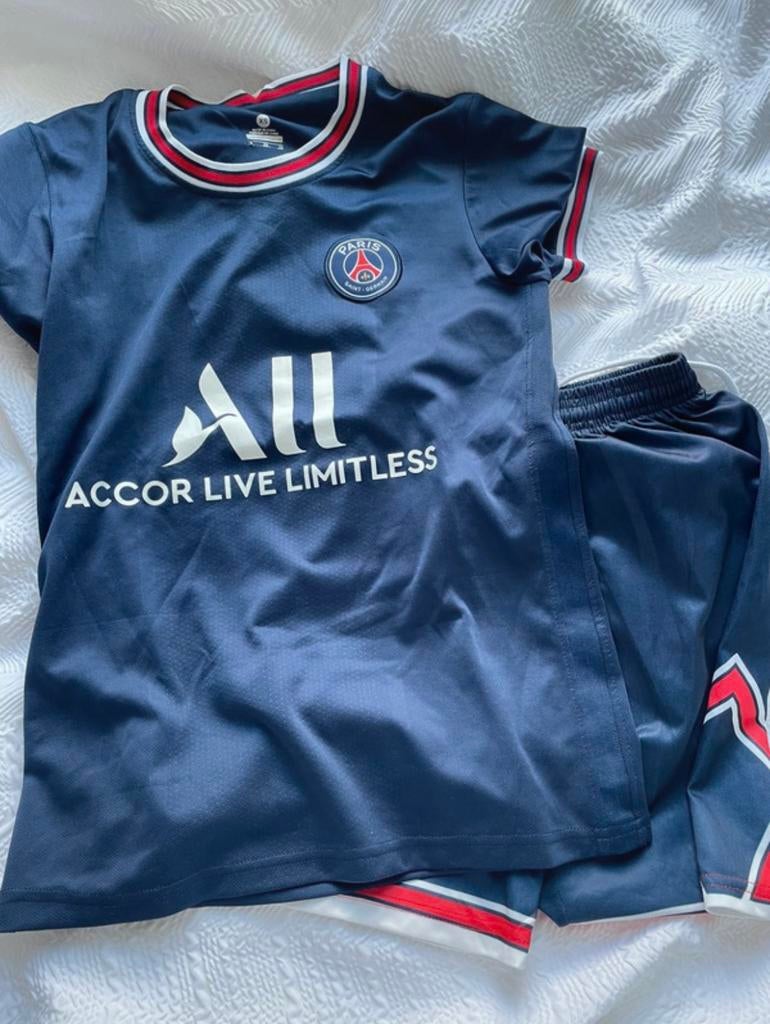 Paris Saint-Germain Voetbal Setje - Shirt, Broek & Sokken, Sport en Fitness, Voetbal, Maat XS of kleiner, Ophalen of Verzenden