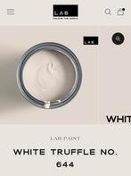 Muurverf White Truffle (Lab Paint gemengd met Sigma), Doe-het-zelf en Verbouw, Verf, Beits en Lak, Beige, Nieuw, Ophalen of Verzenden