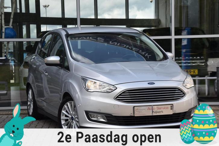 Ford C-Max 1.0 Titanium Airco Nav. Pdc Trekhaak Lm-Velgen, Auto's, Ford, Bedrijf, Te koop, C-Max, ABS, Achteruitrijcamera, Airbags