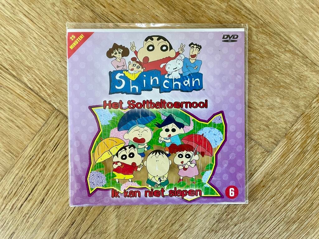 NIEUW: Shinchan - Softbaltoernooi + Kan niet slapen (met NL), Tekenfilm, Anime (Japans), Ophalen of Verzenden, Vanaf 6 jaar