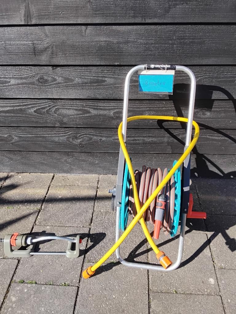 Slanghaspel Gardena, Tuin en Terras, Tuinslangen, Ophalen of Verzenden, Zo goed als nieuw, Tuinslanghaspel
