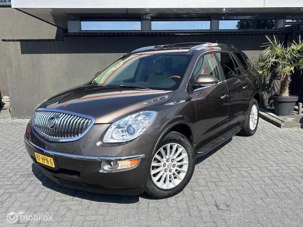 Buick Enclave CXL AWD | 8-Persoons | Leer | LEES TEKST!, Auto's, Buick, Automaat, Gebruikt, Overige carrosserieën, Bruin