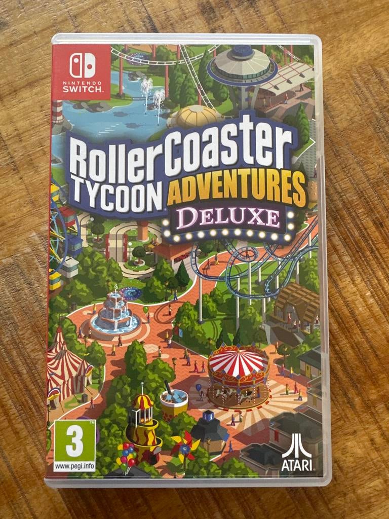 RollerCoaster Tycoon Adventures Deluxe Nintendo Switch, Gebruikt, 1 speler, Ophalen of Verzenden, Vanaf 3 jaar