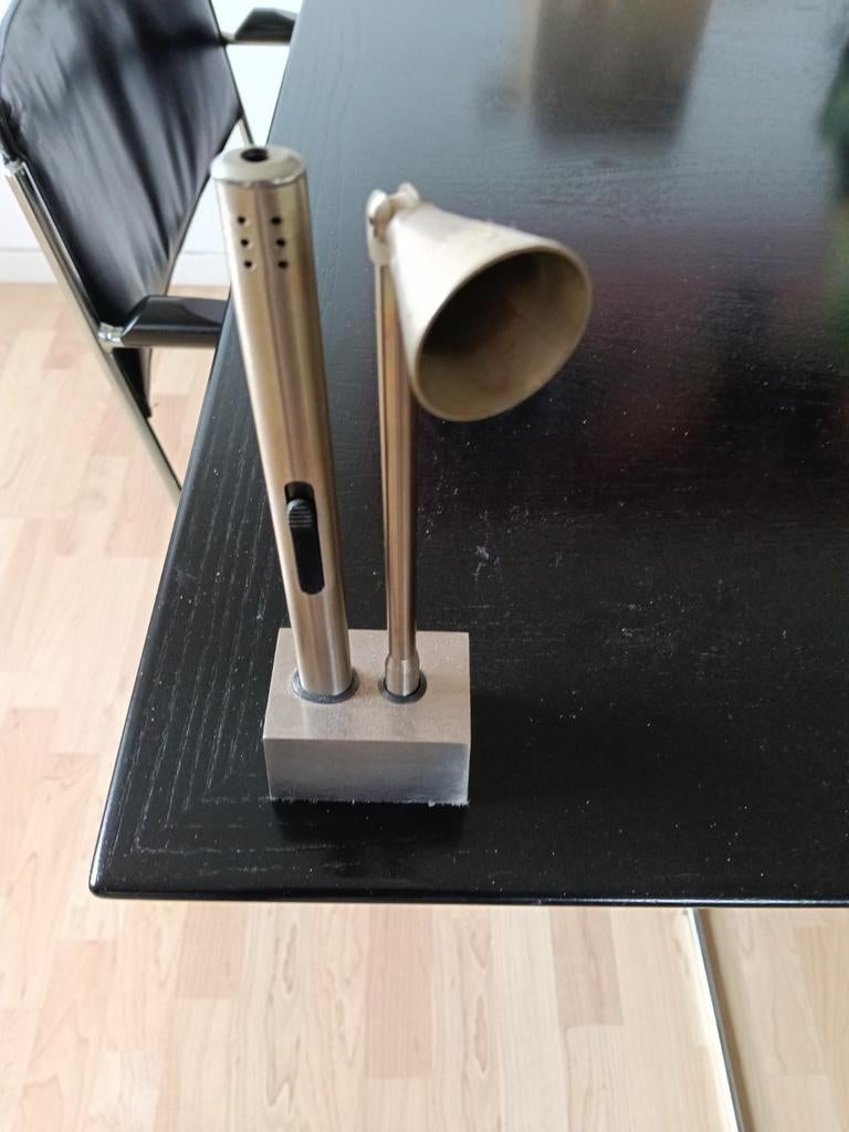 Vintage tafelaansteker en kaarsendover, Ophalen of Verzenden