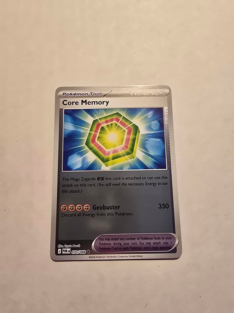 (POR) reverse holo Core Memory 070/088, Ophalen of Verzenden, Zo goed als nieuw