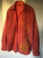 MASON 'S rode/roze blouse maat M gele decoraties, Kleding | Dames, Maat 38/40 (M), MASON, Ophalen of Verzenden, Zo goed als nieuw