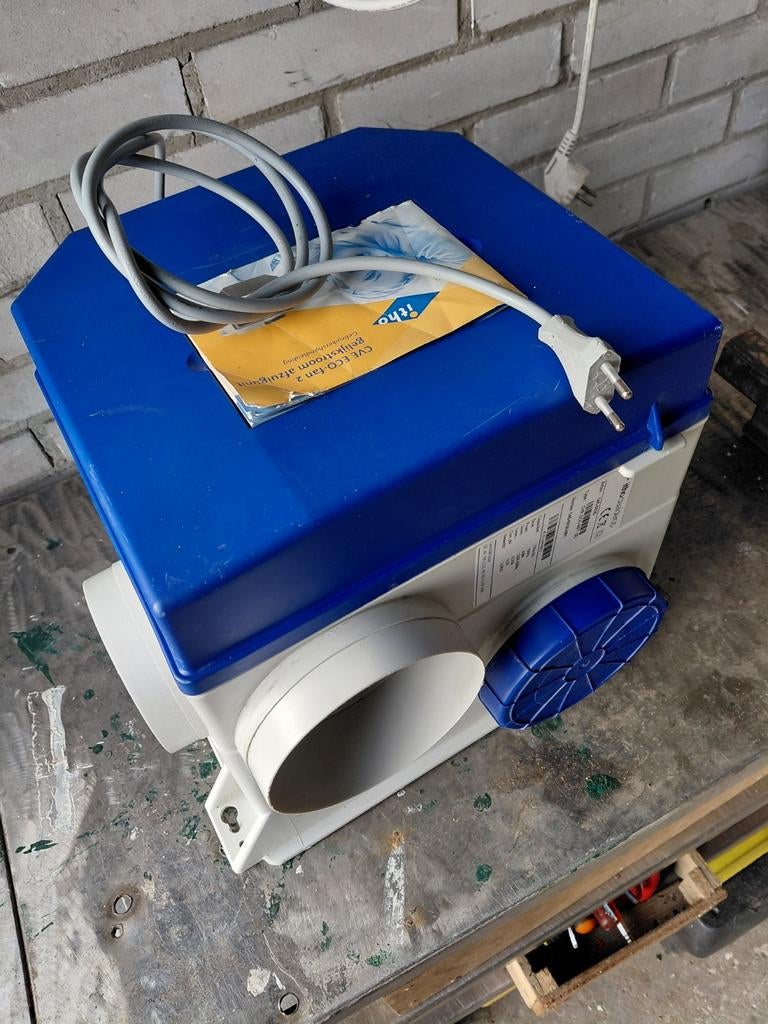 Mechanische ventilatie met afstandsbediening en eurostekker, Ophalen of Verzenden, Afzuiger