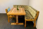 Originele Vintage Duitse eethoek oostenrijkse zithoek hoek, Ophalen, Inclusief barstoelen, Zo goed als nieuw, Nvt
