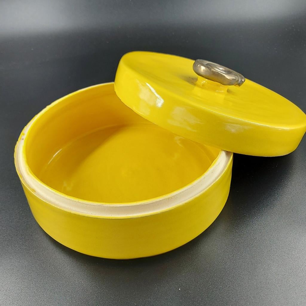 166 gr Geel Glanzend Poederglazuur 1140C - 1220C, Hobby en Vrije tijd, Pottenbakken, Ophalen of Verzenden, Nieuw