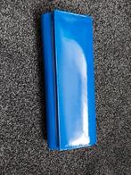 Blauwe lakleren feest tas, Ophalen, Gebruikt, Blauw, Handtas